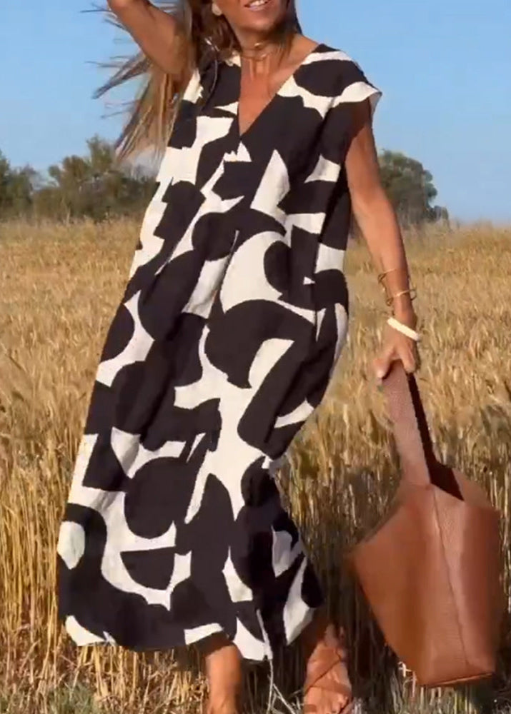 TREVALYN™ Printed V-Neck Dress