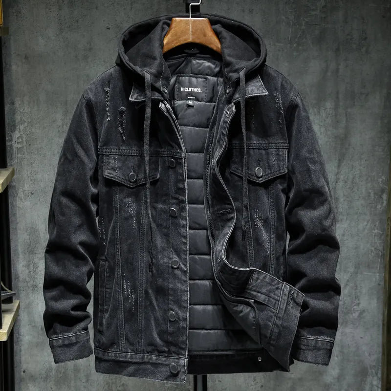 Arluvi SYLVAR™ Hooded Denim Jacket