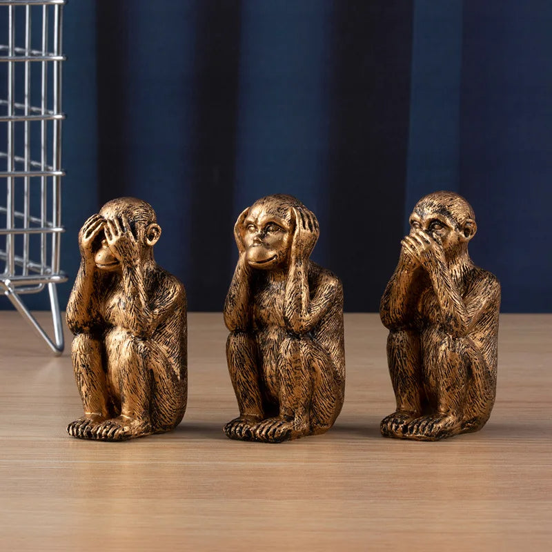 Wise Monkeys - Decorative Kit
