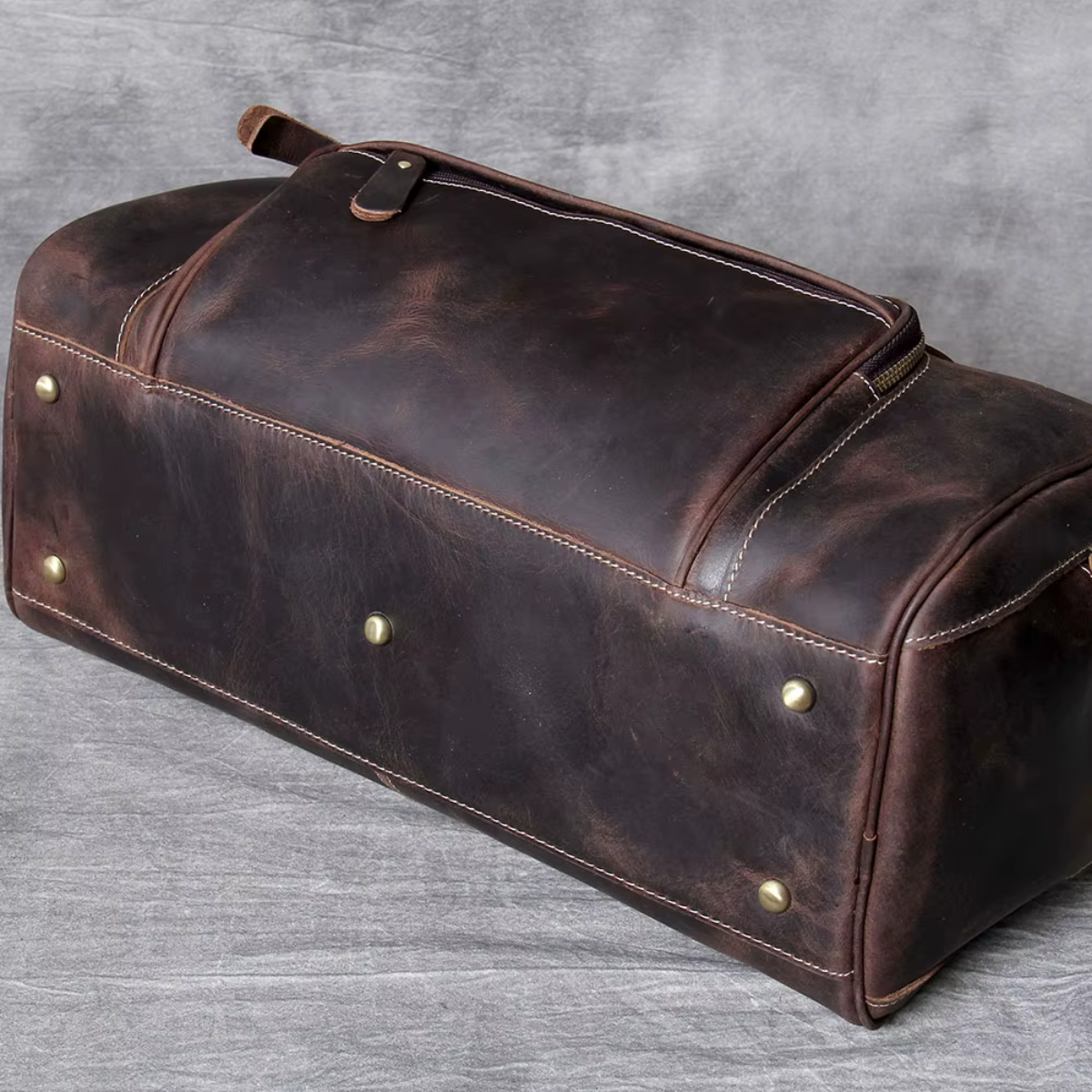 LORVENIC™ Genuine Leather Travel Bag