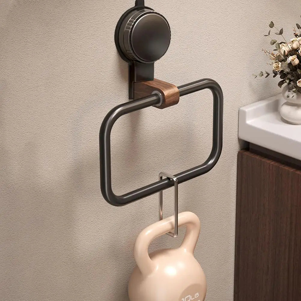 Rust-Resistant Suction Cup Towel Holder