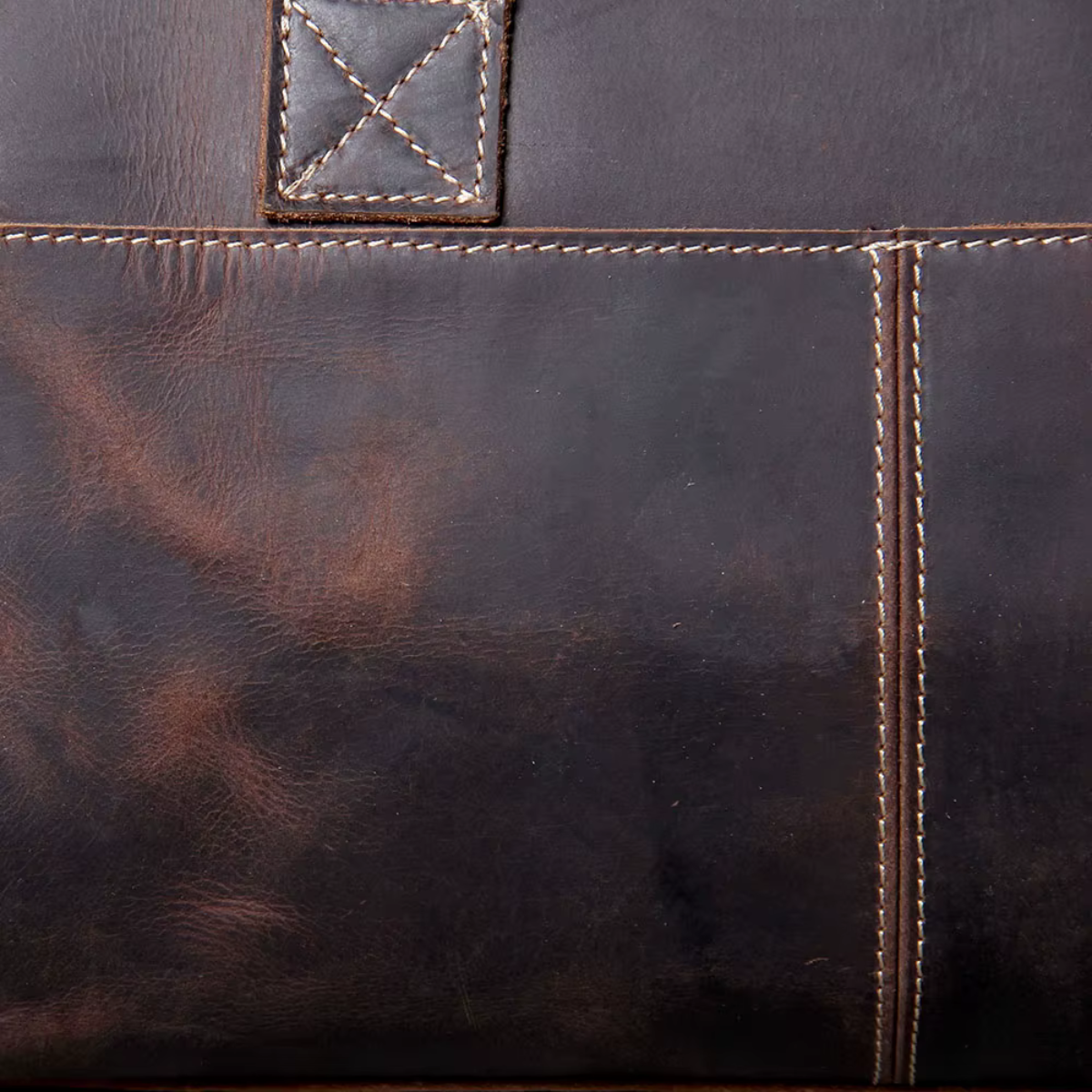 LORVENIC™ Genuine Leather Travel Bag