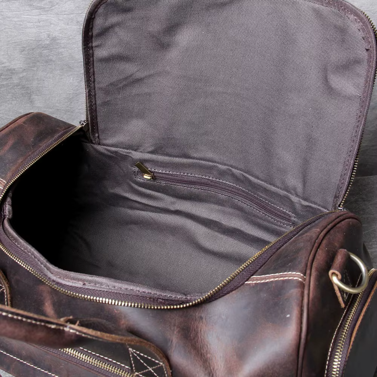 LORVENIC™ Genuine Leather Travel Bag