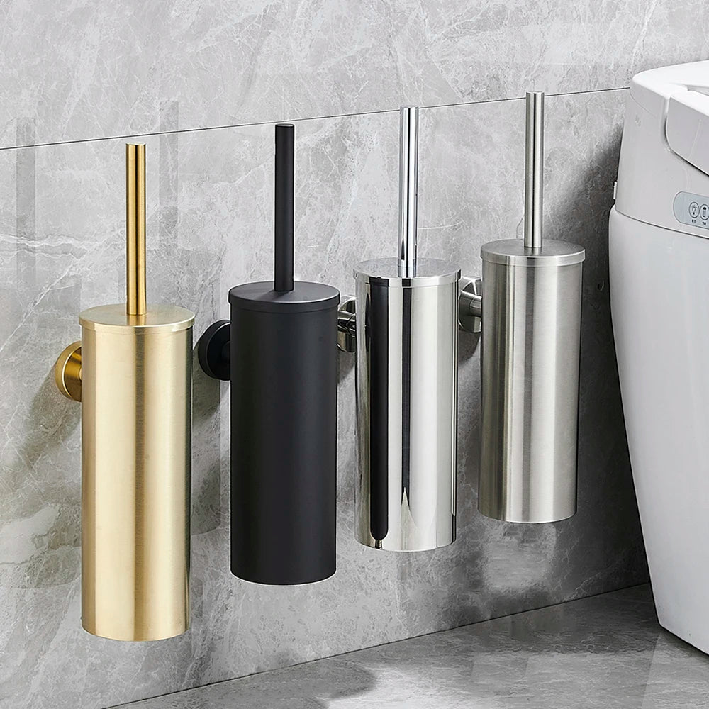 Luxury wall-mounted toilet brush