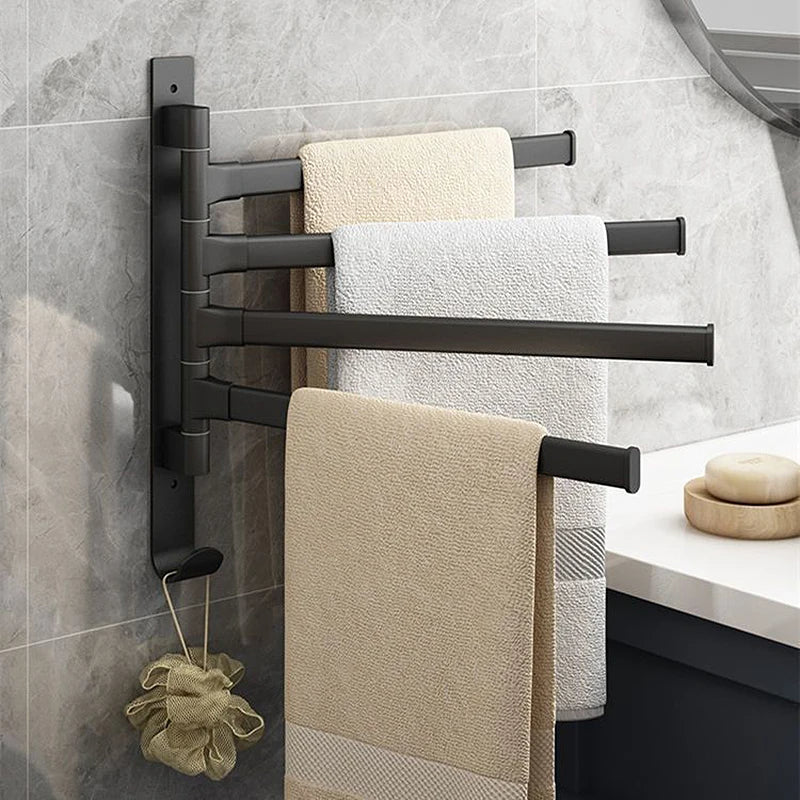 Bathroom support with swivel arm
