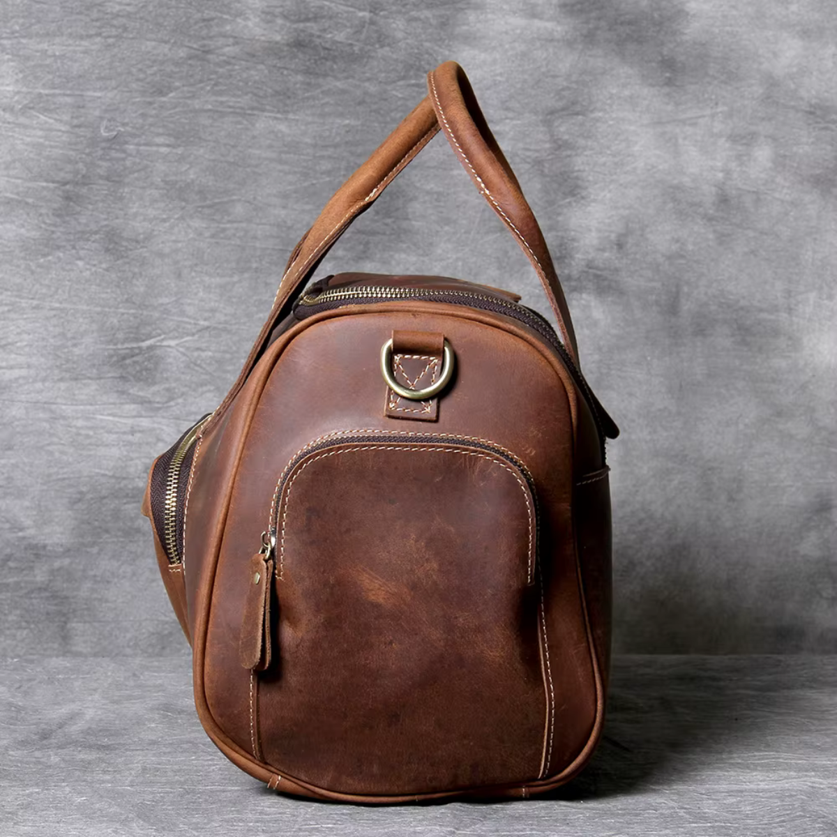 LORVENIC™ Genuine Leather Travel Bag