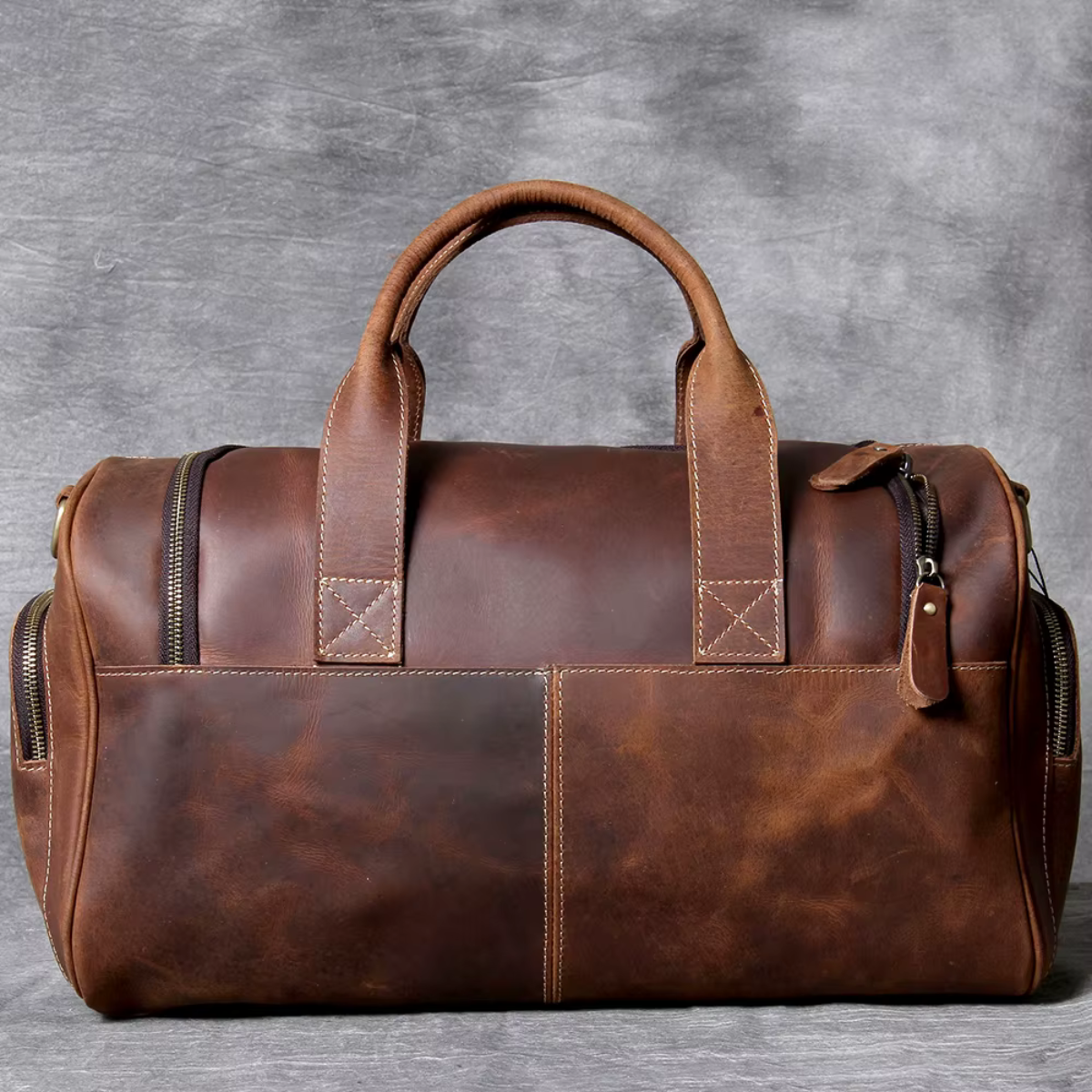 LORVENIC™ Genuine Leather Travel Bag