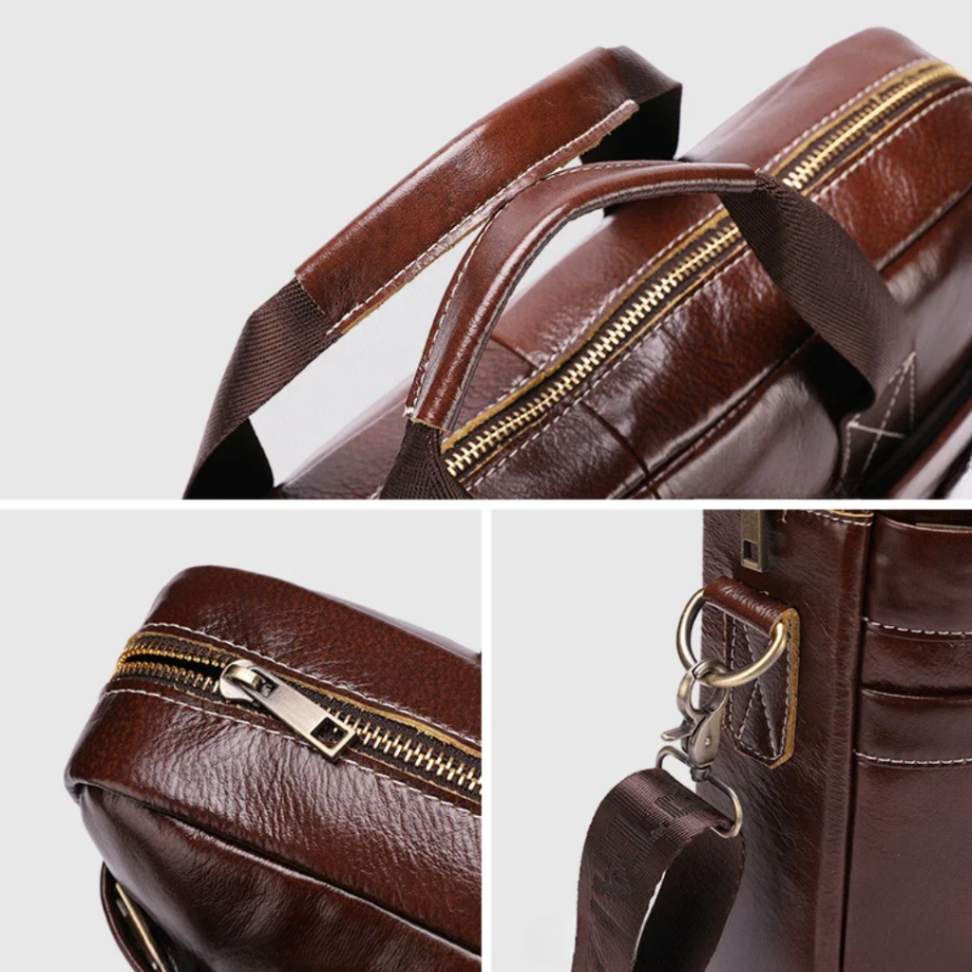 Bull STROVAN™ 15” Leather Executive Briefcase