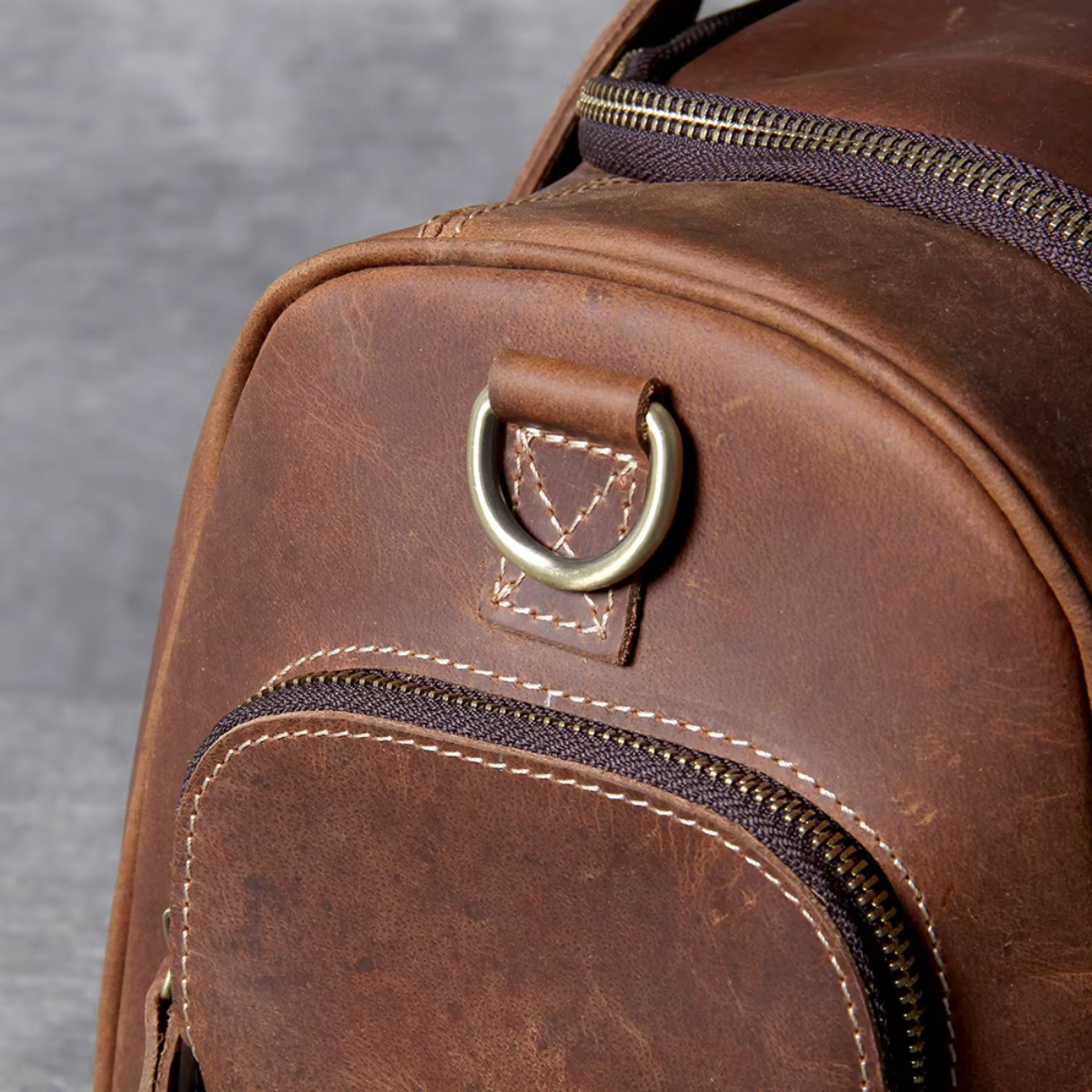 LORVENIC™ Genuine Leather Travel Bag