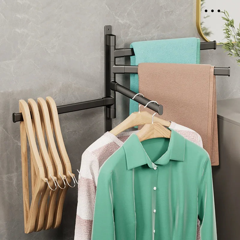 Bathroom support with swivel arm