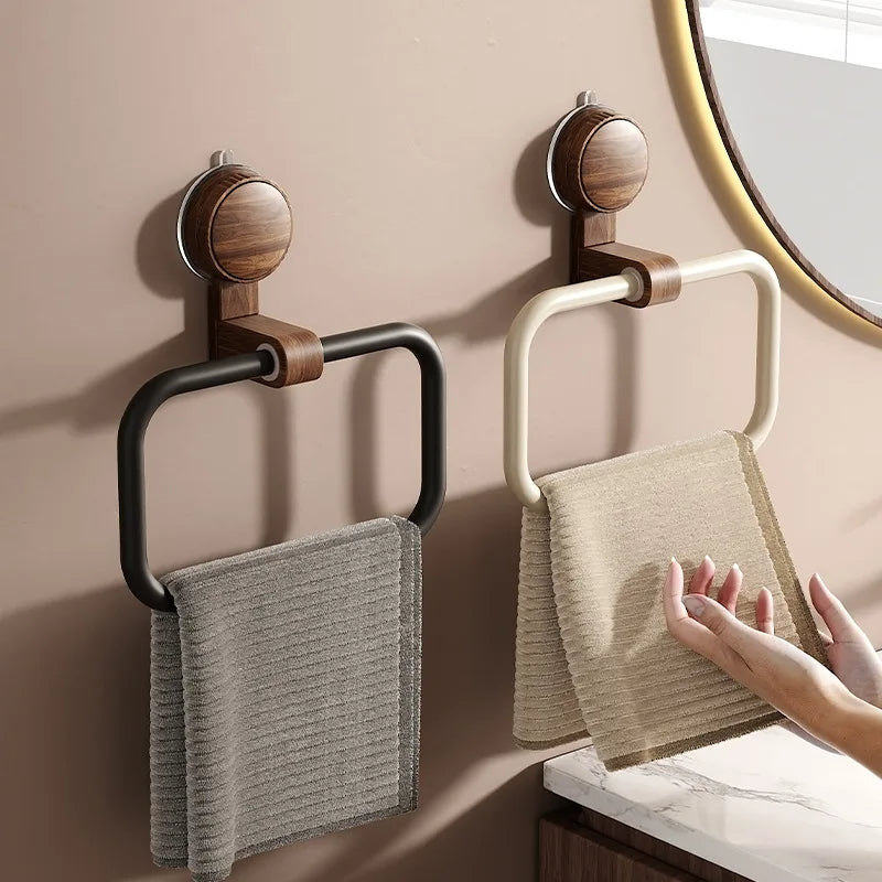 Rust-Resistant Suction Cup Towel Holder