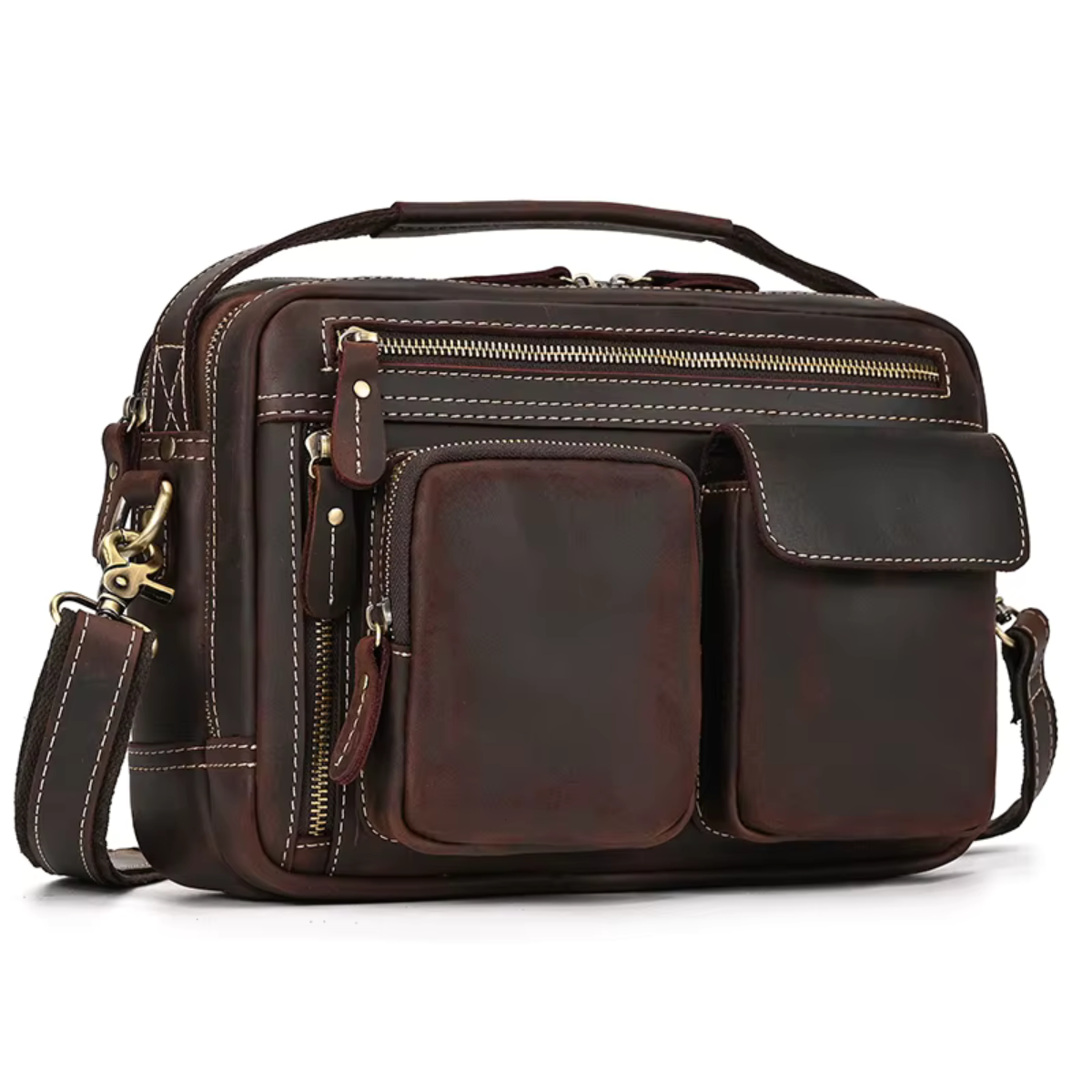 BRELVANN™ Genuine Leather Crossbody Bag