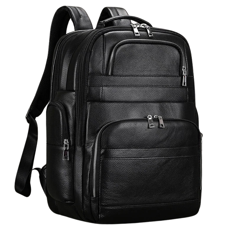CORVANOR™ Genuine Leather 17" Laptop Backpack