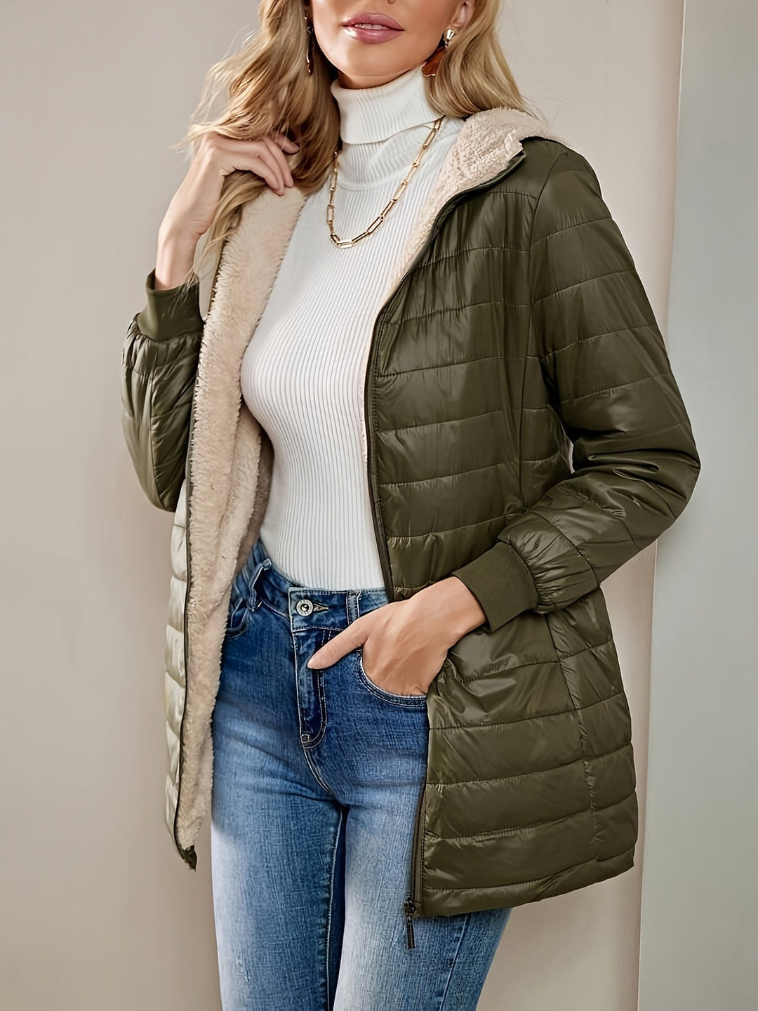 SOREVIA™ Casual Long Thermal Jacket