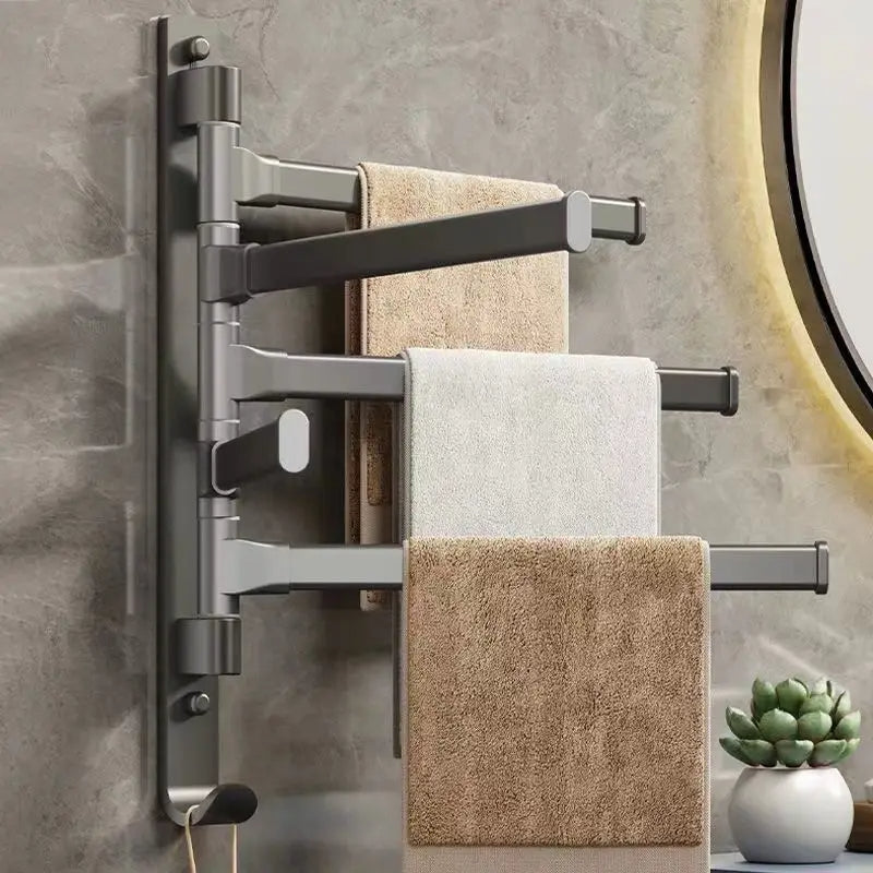 Bathroom support with swivel arm