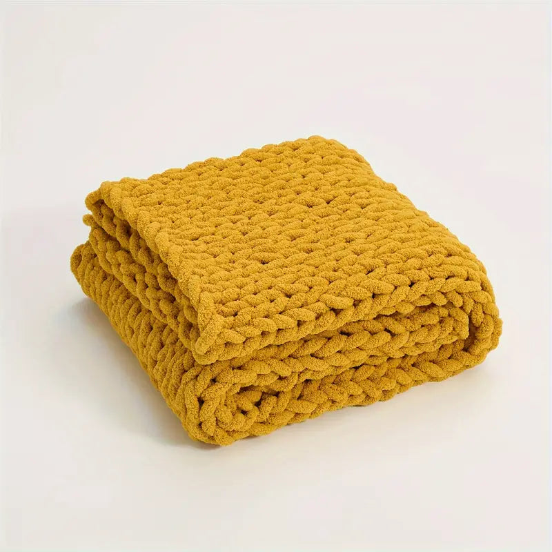 Handmade Chunky Knit Blanket