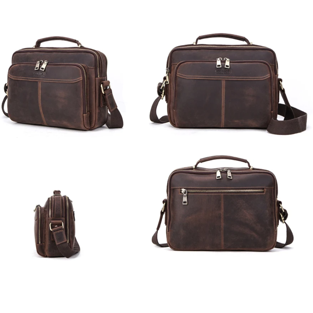 ZORVELLON™ Genuine Leather Crossbody Bag
