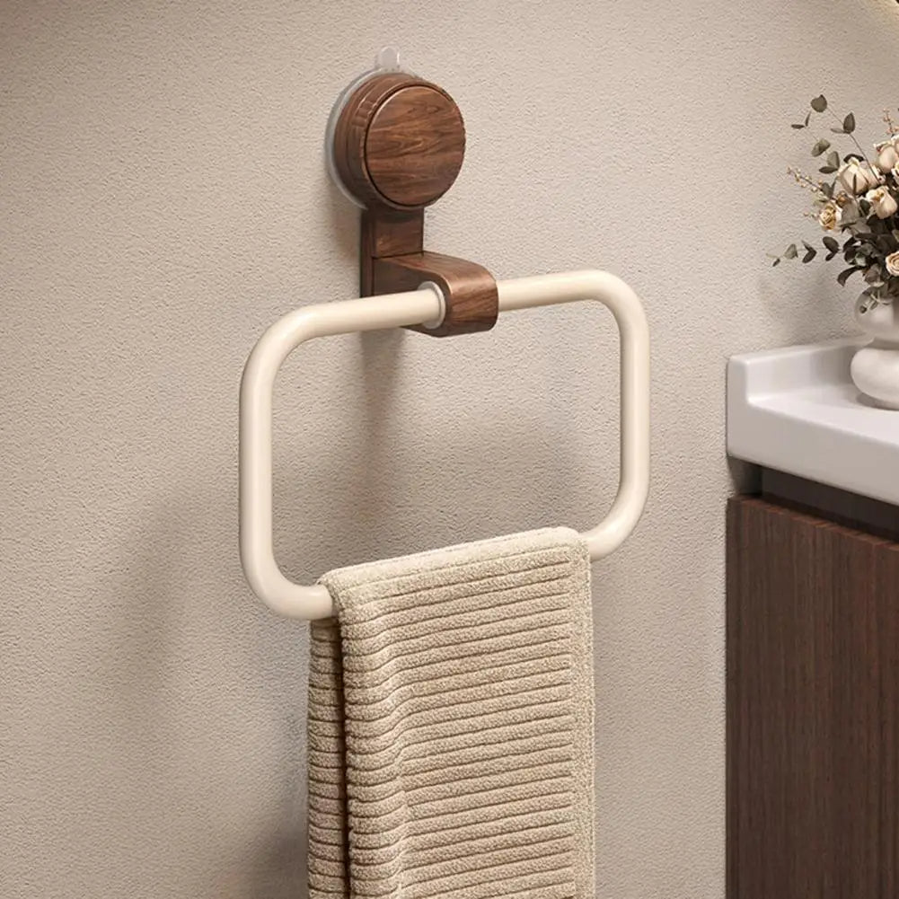 Rust-Resistant Suction Cup Towel Holder