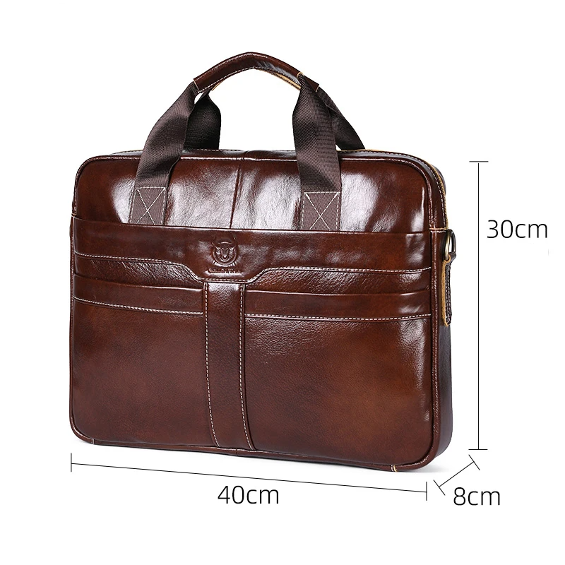 Bull STROVAN™ 15” Leather Executive Briefcase