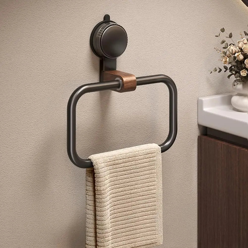 Rust-Resistant Suction Cup Towel Holder