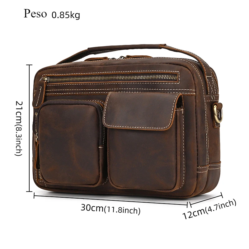 BRELVANN™ Genuine Leather Crossbody Bag
