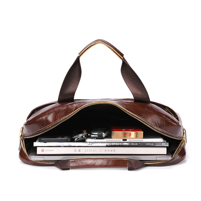 Bull STROVAN™ 15” Leather Executive Briefcase