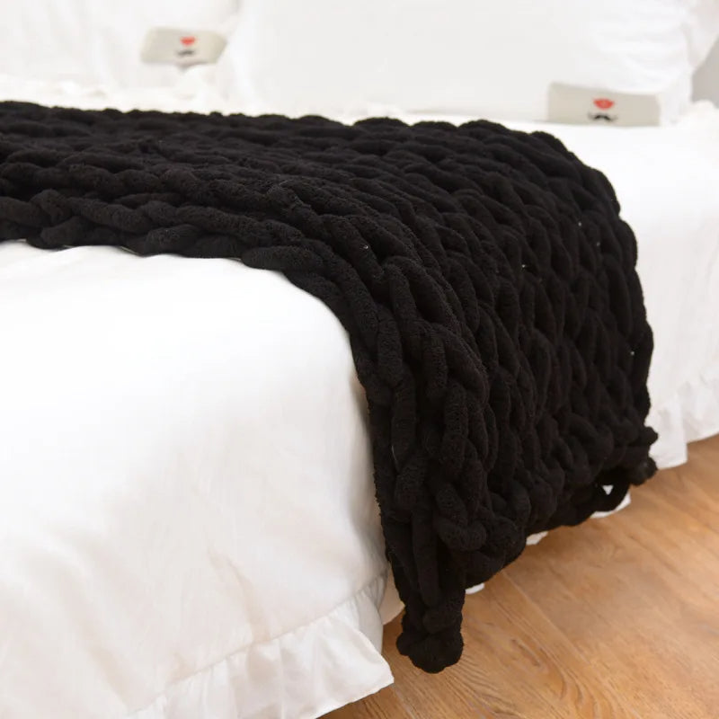 Handmade Chunky Knit Blanket