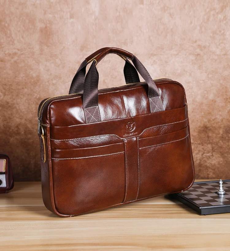 Bull STROVAN™ 15” Leather Executive Briefcase