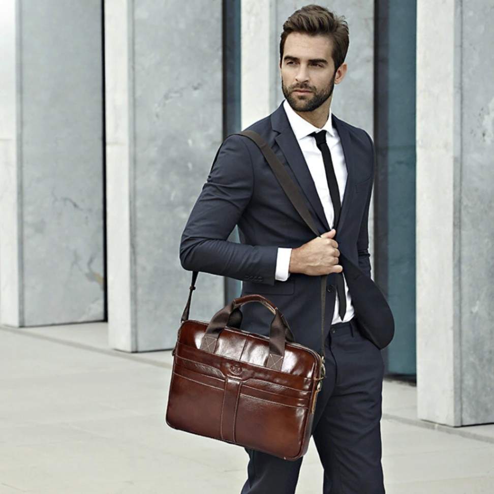 Bull STROVAN™ 15” Leather Executive Briefcase