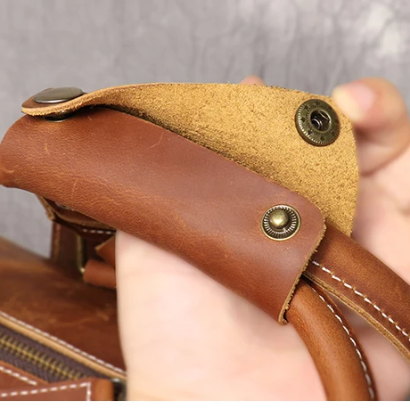 DRAVENCOR™ Genuine Leather Travel Bag