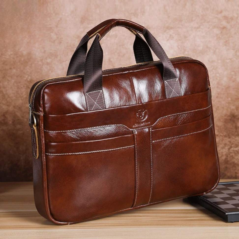 Bull STROVAN™ 15” Leather Executive Briefcase