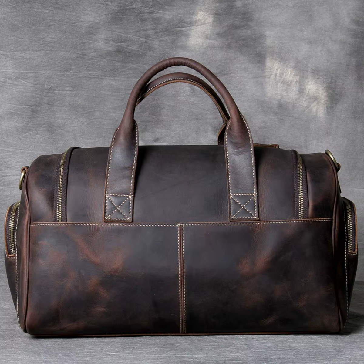 LORVENIC™ Genuine Leather Travel Bag