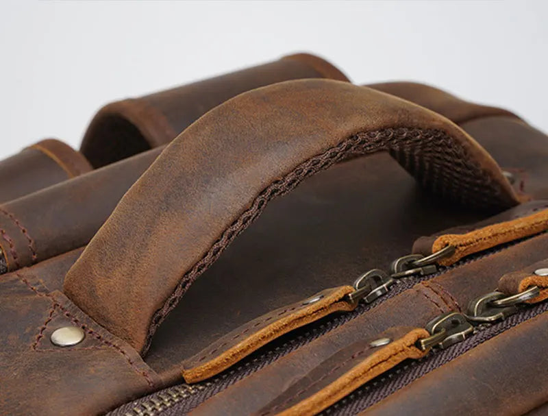 FLAVOR™ Genuine Leather 17" Laptop Backpack