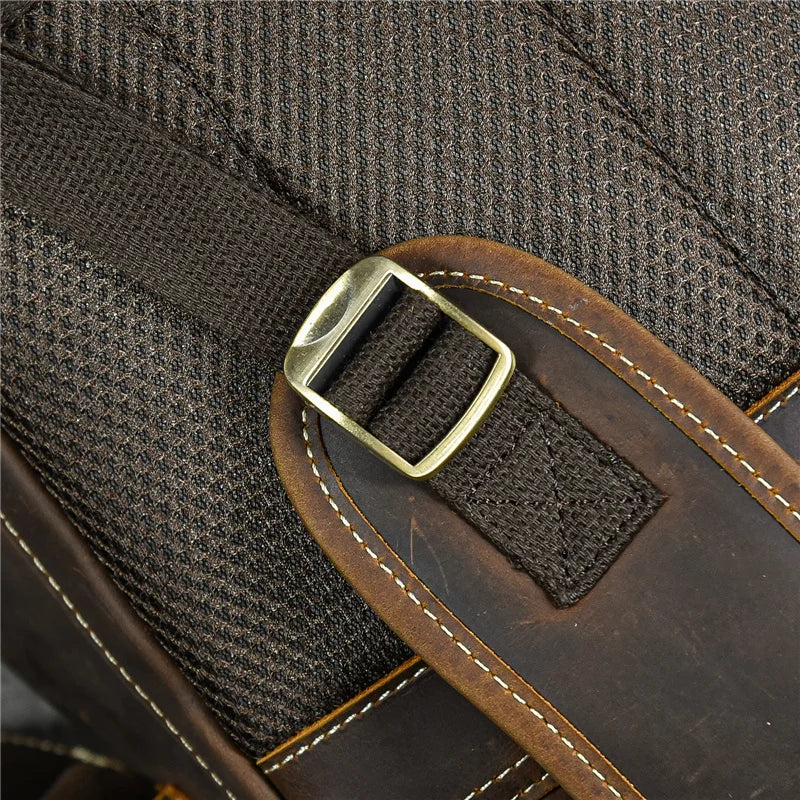 Kaelor™  Retro Leather Multi-Function Backpack