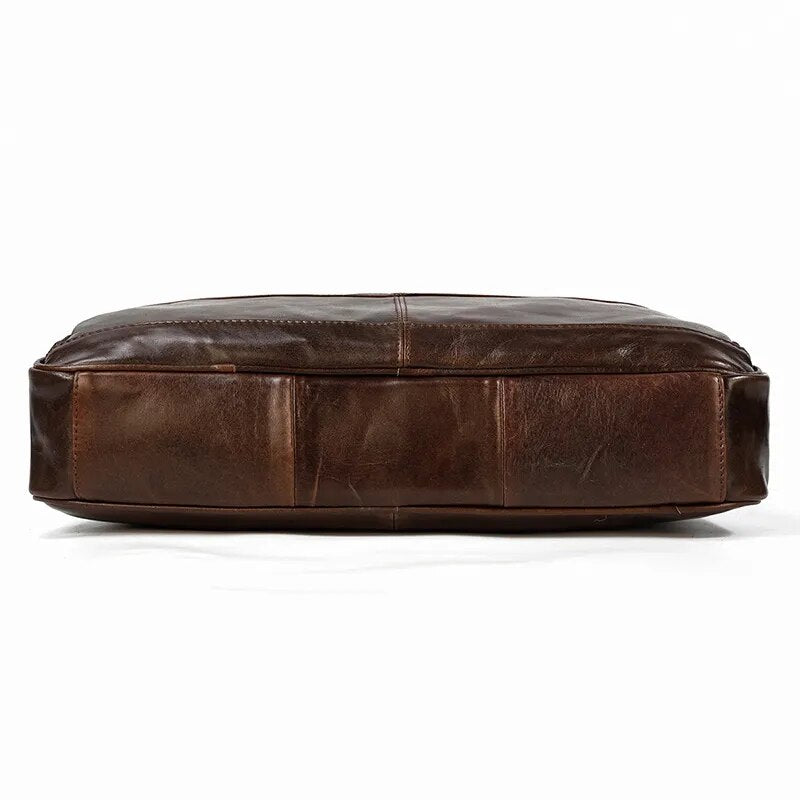 STRAVENOR™ Genuine Patent Leather Briefcase