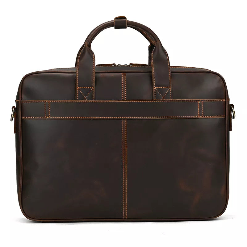 MELVORAN™ Genuine Leather Briefcase
