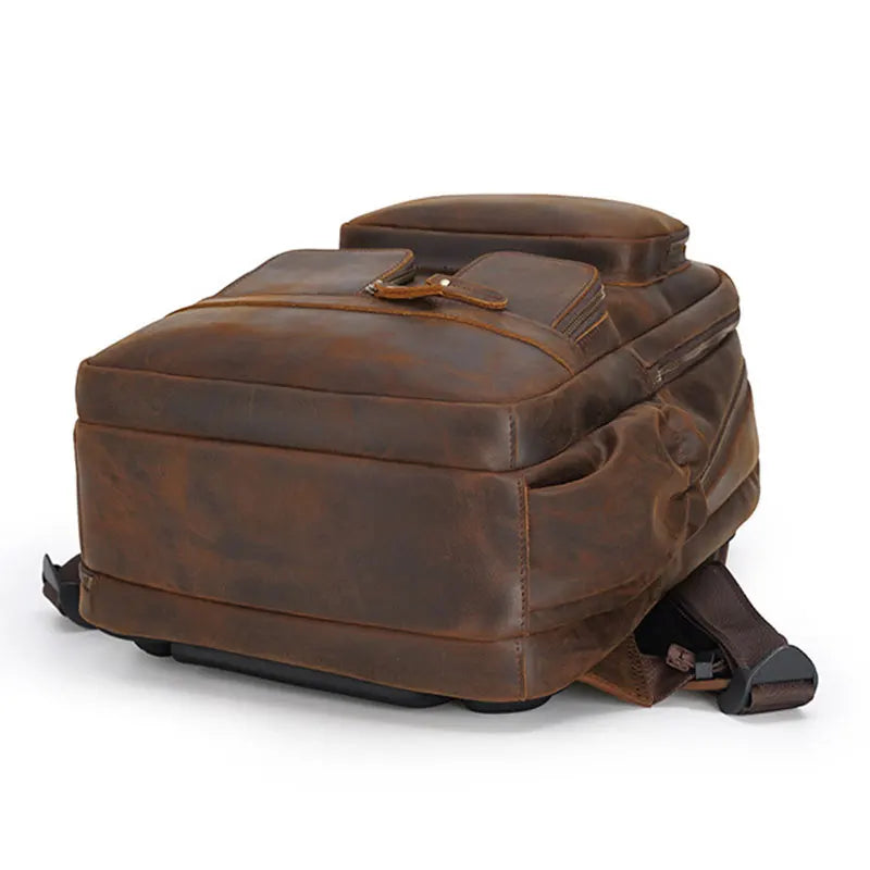 FLAVOR™ Genuine Leather 17" Laptop Backpack