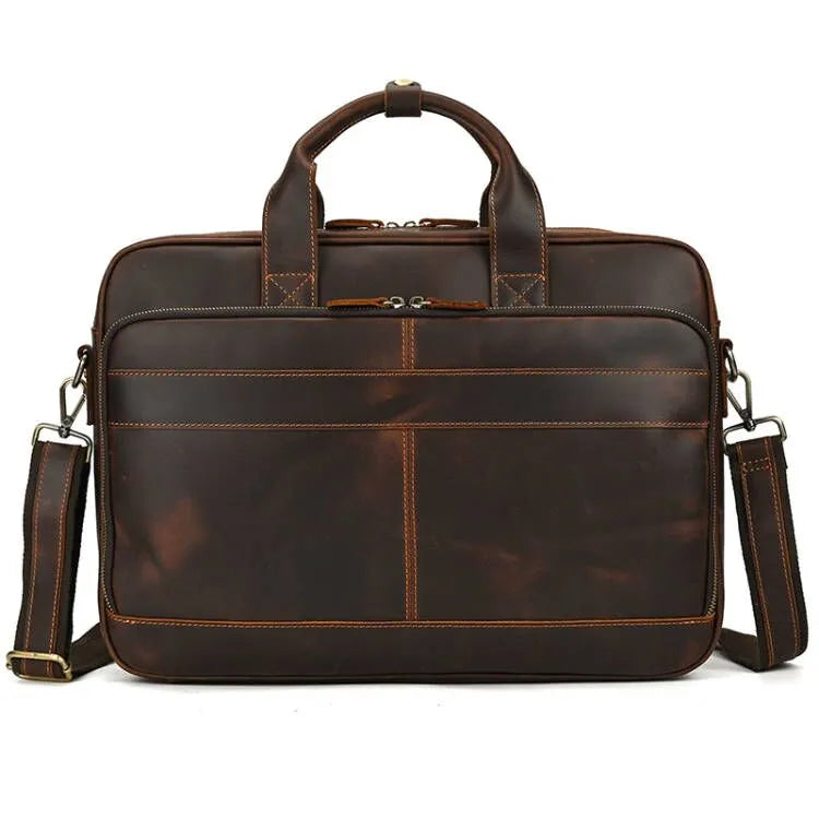 MELVORAN™ Genuine Leather Briefcase