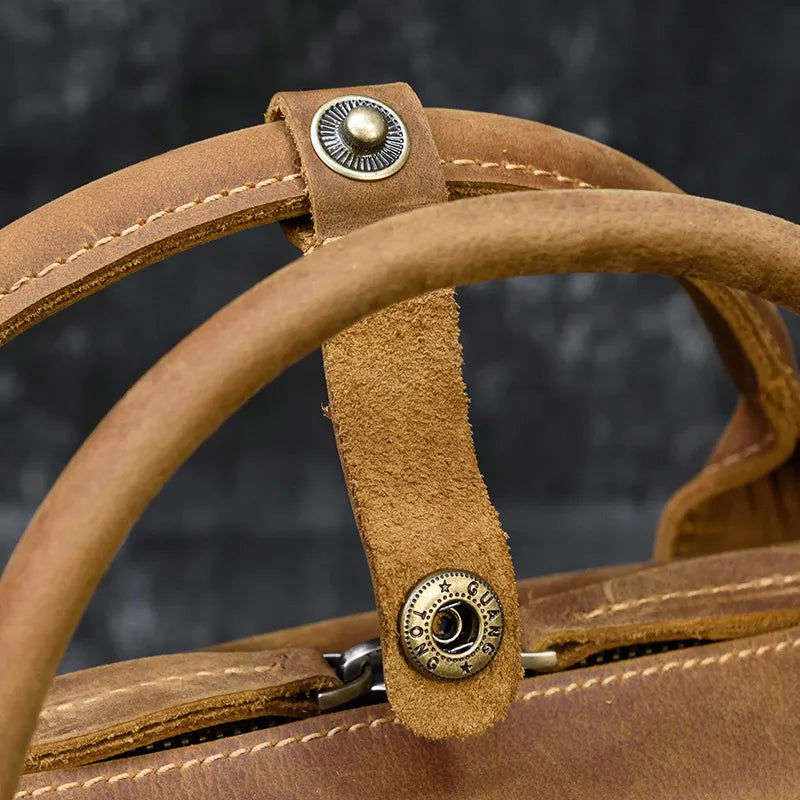MELVORAN™ Genuine Leather Briefcase