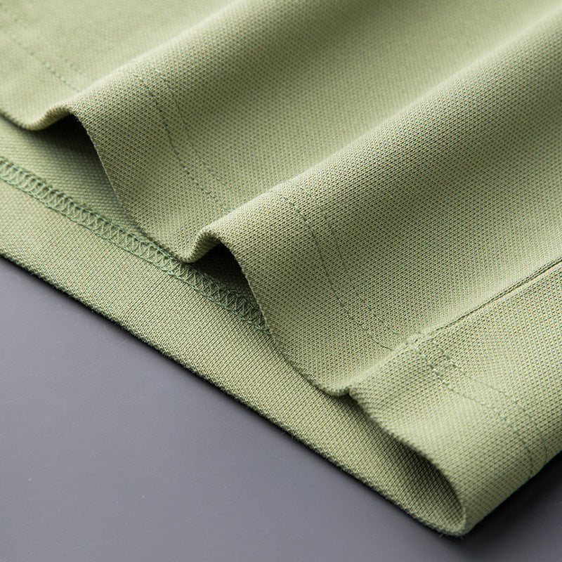 ALBRAY™ cotton and silk polo shirt
