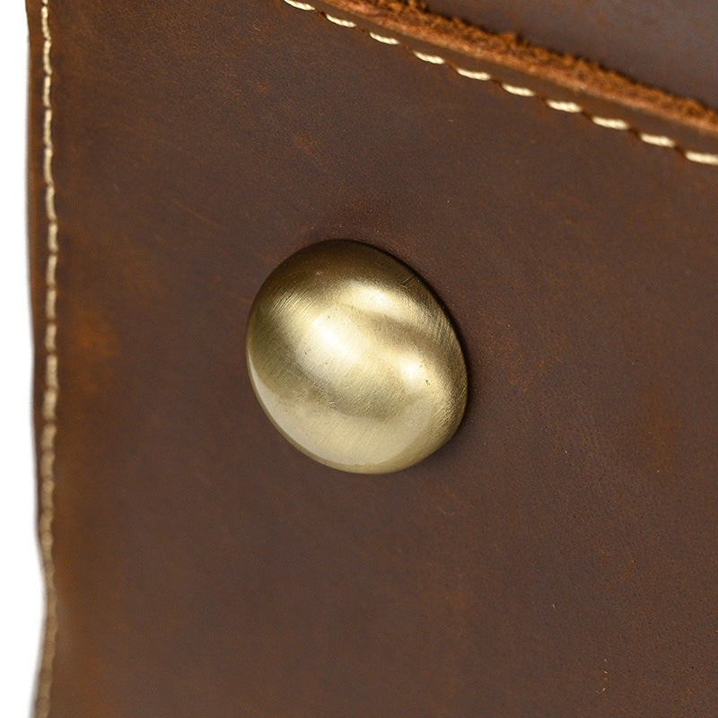 MARNOVAN™ Genuine Leather Executive Travel Bag