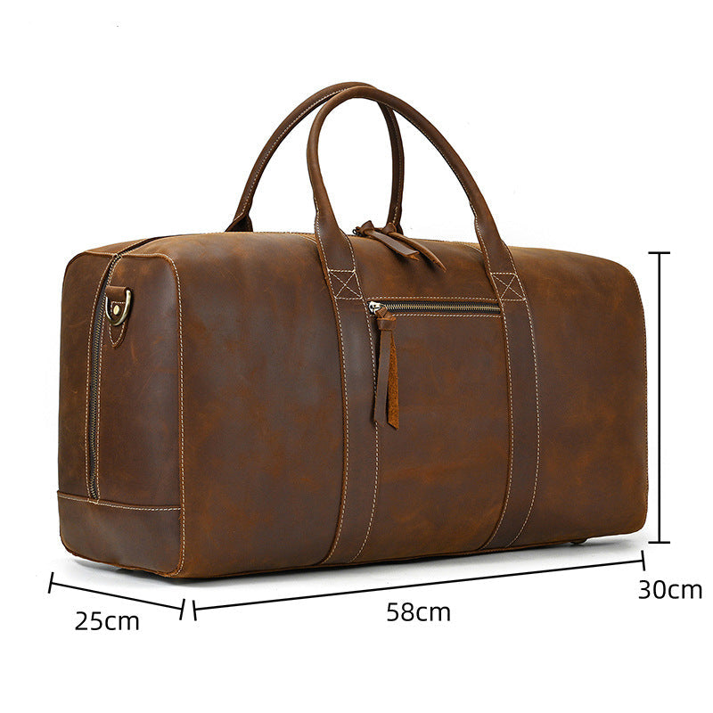 MARNOVAN™ Genuine Leather Executive Travel Bag