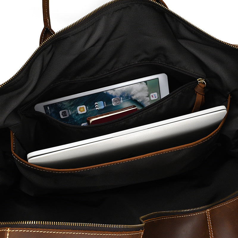 MARNOVAN™ Genuine Leather Executive Travel Bag