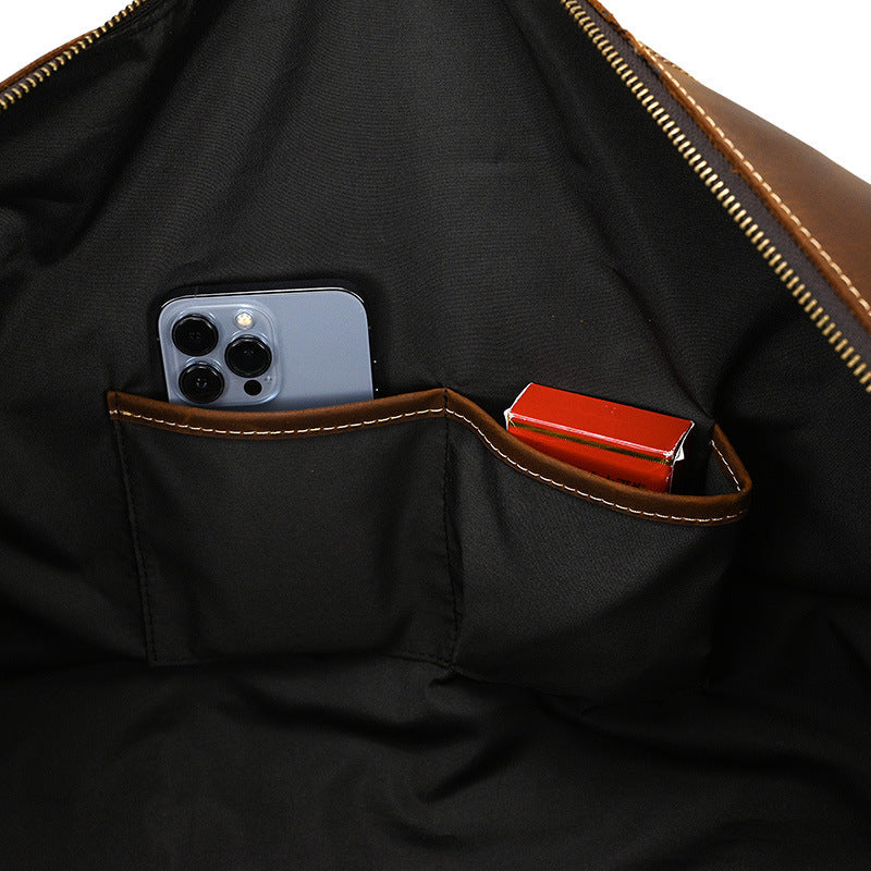 MARNOVAN™ Genuine Leather Executive Travel Bag