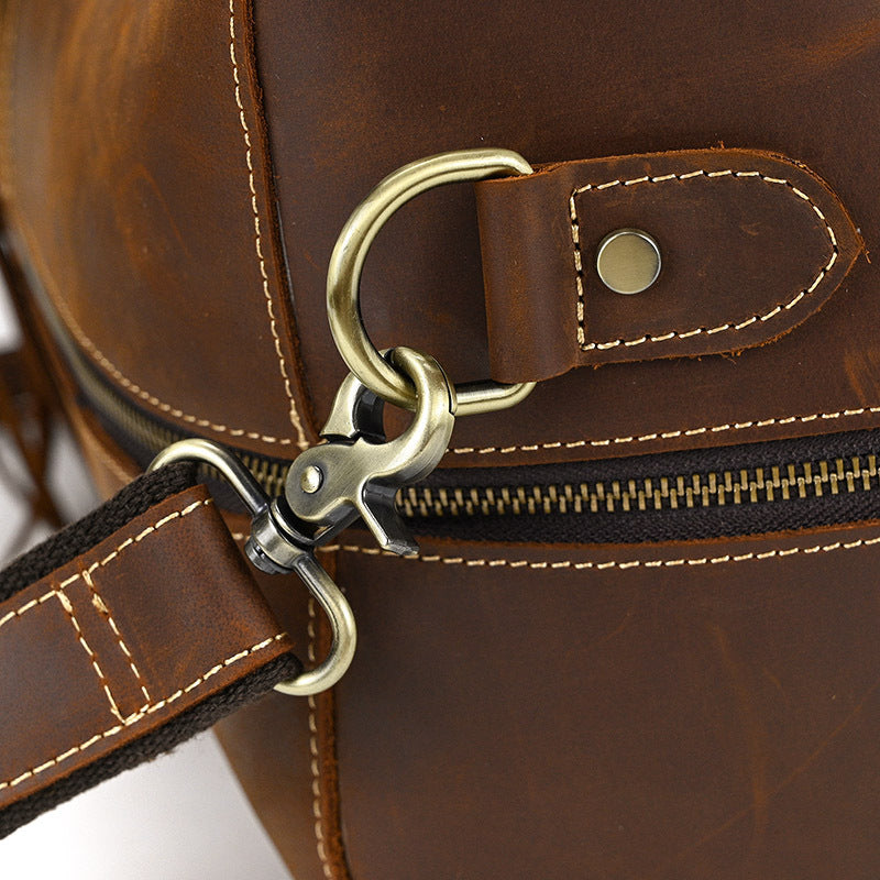 MARNOVAN™ Genuine Leather Executive Travel Bag