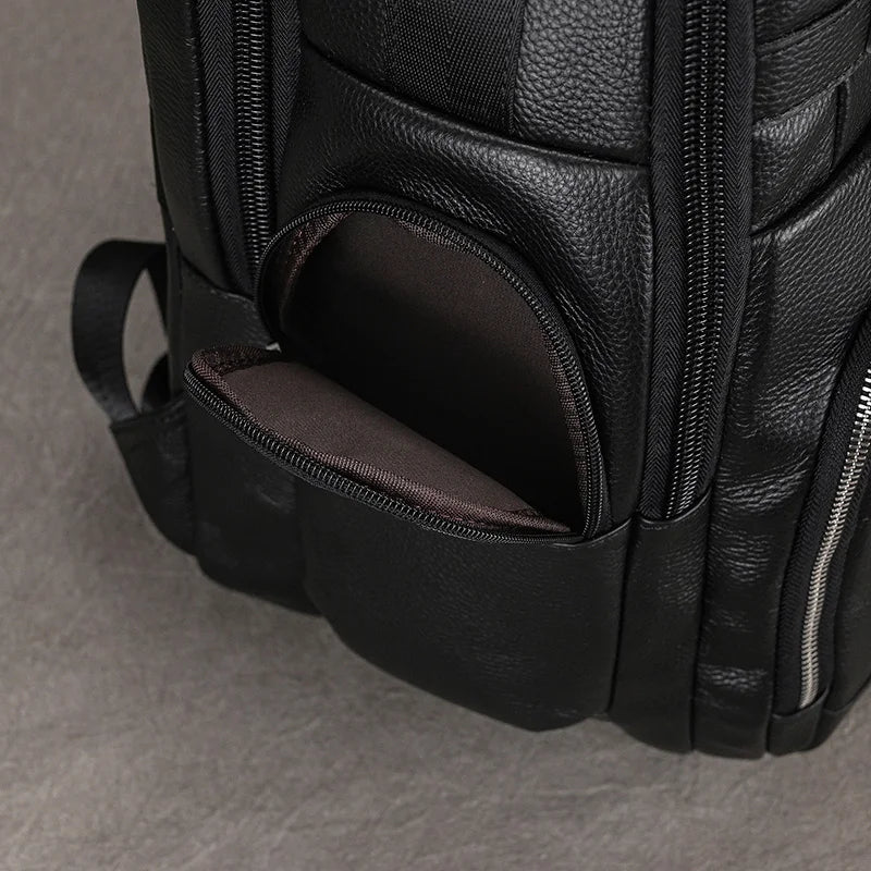 CORVANOR™ Genuine Leather 17" Laptop Backpack