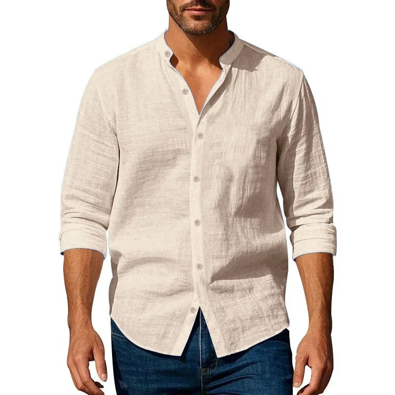 JAVERN™ Short Sleeve Linen Shirt