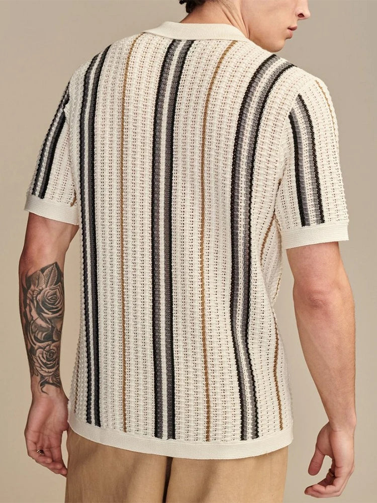 FERLONI™ Casual Striped Shirt