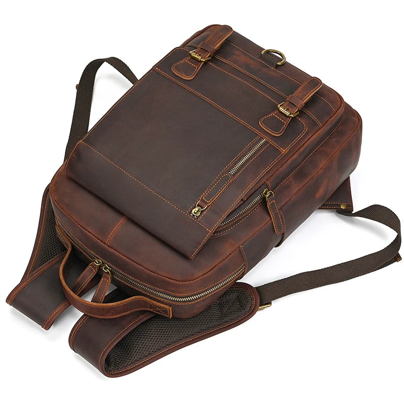 Seyric ™ Leather Laptop Backpack