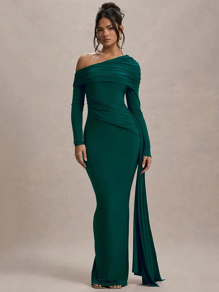 Callira Moon™ High Neck Maxi Dress
